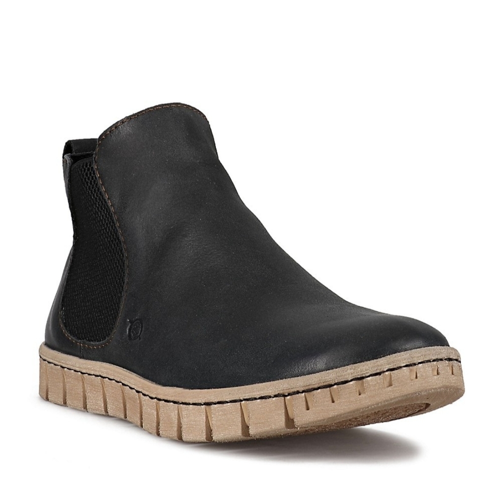 Born Black and Tan Chukka Boots